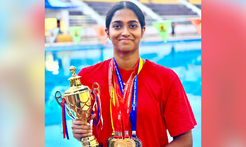 Deeksha wins 3 golds at Senior State meet