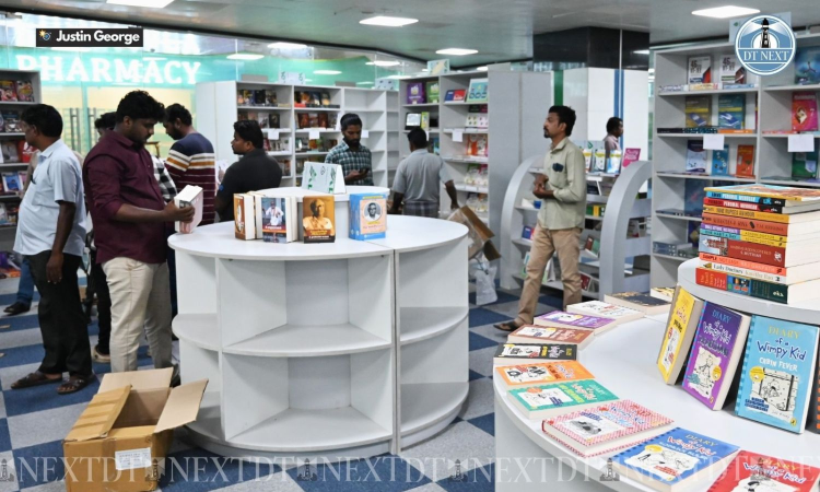 Chennai Central Metro station gets new book park