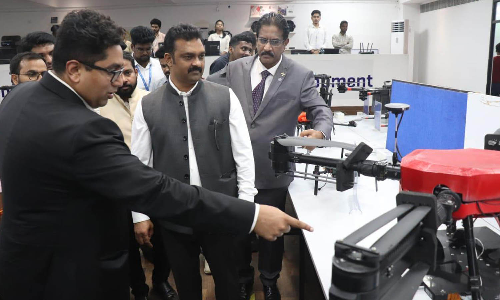 Union Minister Kamlesh Paswan opens agri-drone facility in Chennai
