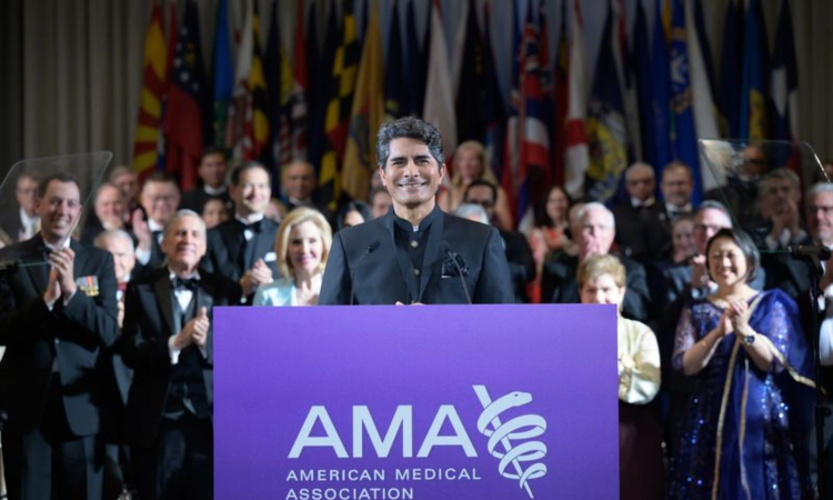 Indian-origin physician sworn in as American Medical Association president