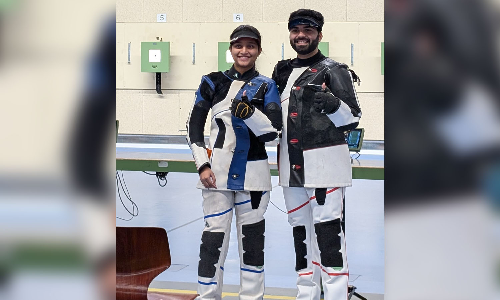 Dominant Arya-Arjun pair wins gold for India in 10m air rifle mixed team event