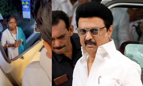 CM Stalin conducts surprise inspection at Mudhalvar Marundhagams in Thanjavur CM Stalin conducts surprise inspection at Mudhalvar Marundhagams in Thanjavur