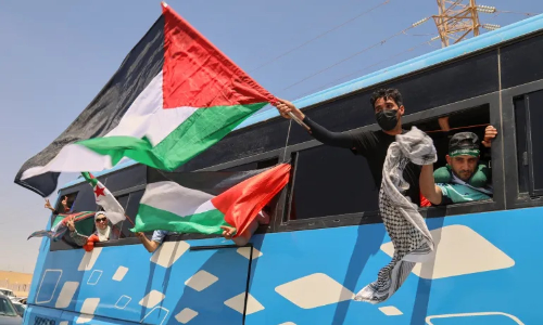 Egypt arrests 2 members of Global March to Gaza, group says