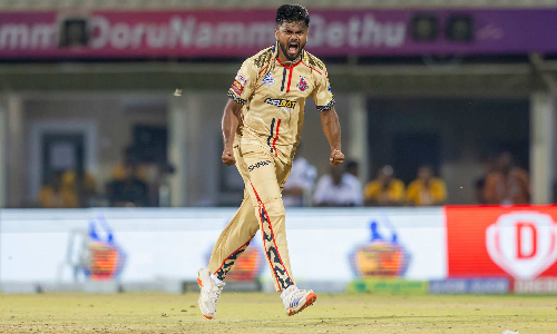 TNPL 2025: Lokeshs fifer helps Chepauk Super Gillies beat Dindigul