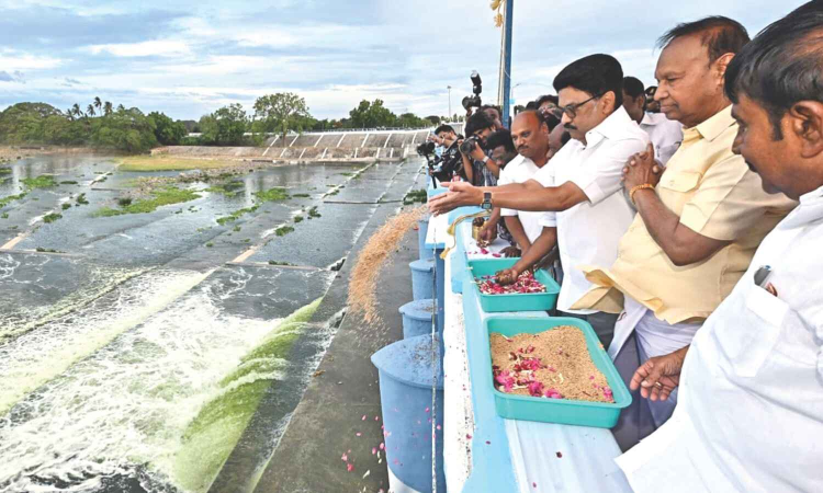 Tamil Nadu: Kallanai opened for Delta’s paddy crops
