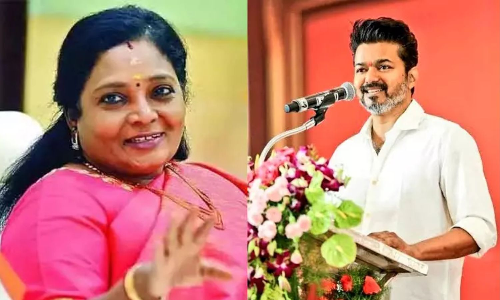 Birthday message turns political: Tamilisai invites Vijay to fight ‘evil forces’ Birthday message turns political: Tamilisai invites Vijay to fight ‘evil forces’