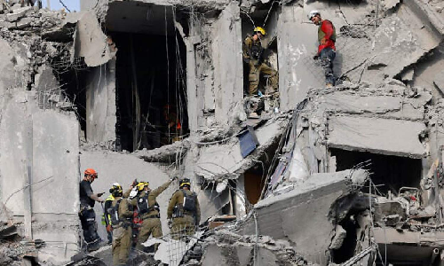 Israels emergency services say 4 people killed in Irans strike in Beersheba