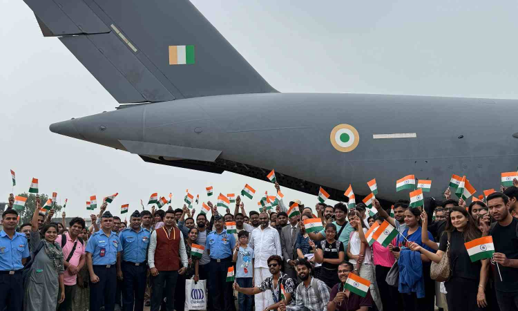 Union Minister L Murugan welcomes Indians evacuated from Israel under Op Sindhu