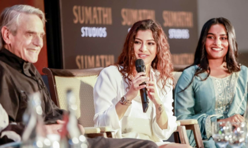 Surreal to work alongside Academy Award winner Jeremy Irons, says Tamil actress Varalaxmi Sarathkumar