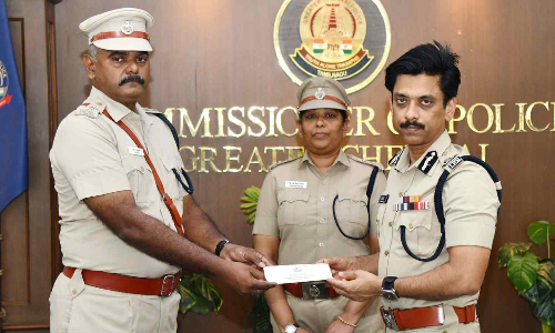 Chennai CoP lauds special team for nabbing inter-State ganja smugglers