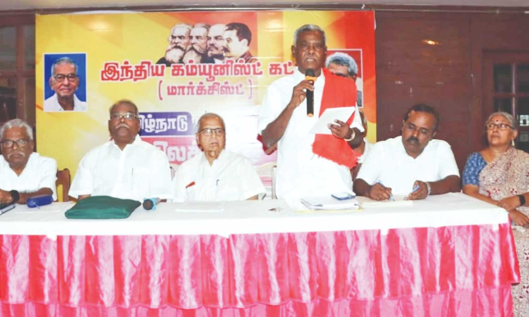 CPM state committee meet resolves to make general strike success
