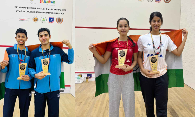 Asian Doubles Squash: India beats Pakistan in mens doubles, sweeps three titles