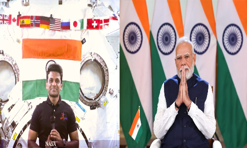 PM Modi interacts with astronaut Shubhanshu Shukla