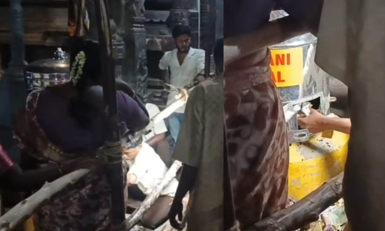 Suspected chemical attack triggers fire inside Kancheepuram Ekambaranathar temple donation box
