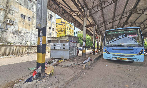 Dilapidated Ayanavaram bus terminus rankles users