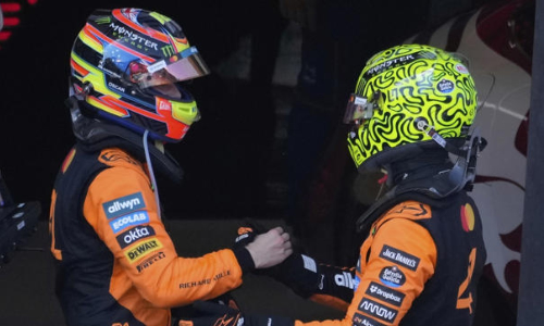 Norris and Piastri take an unusually friendly F1 title rivalry to Norris home turf