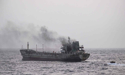 Fire breaks out in commercial vessel with 14 Indian-origin crew; Navy extends help