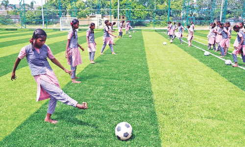 Chennai’s first govt school football turf fields their dreams
