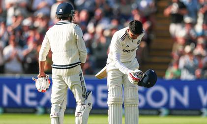 2nd Test: Gill slams hard-fought second hundred as Test captain, takes India past 300