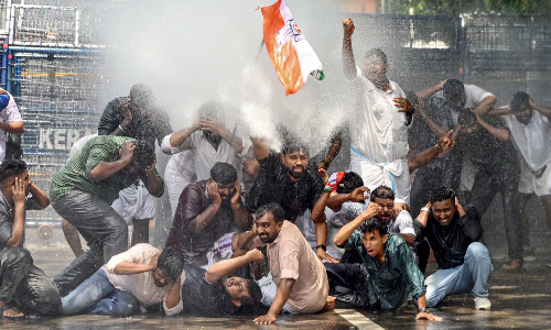 Widespread protests in Kerala seeking Minister Veena Georges resignation