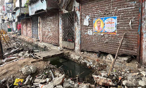 Slow SWD work halts businesses for 3 weeks in Triplicane