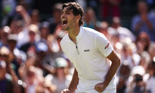 Fritz overcomes Khachanov to reach Wimbledon SFs