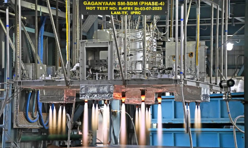 ISRO successfully conducts hot tests of Gaganyaan propulsion system