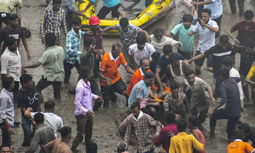 9 persons killed as vehicles fall into river after bridge collapse in Vadodara