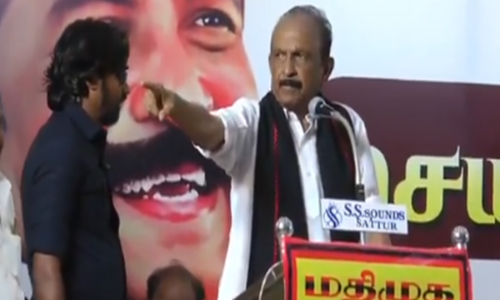 MDMK leader allegedly abused journalists covering the party meet in Sattur using offensive language