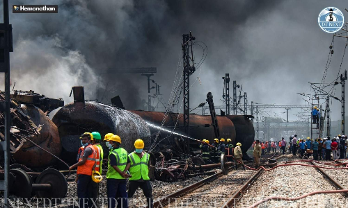 Tiruvallur air quality dips after goods train fire; CPCB warns of rising pollution