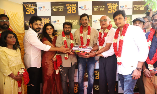 Vishals 35th film with Ravi Arasu officially launched