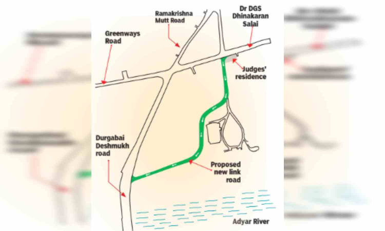 NGT: Study alt alignment for link road in Adyar
