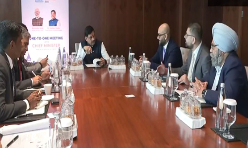 UAE: Madhya Pradesh CM Mohan Yadav holds meeting with Tata Group