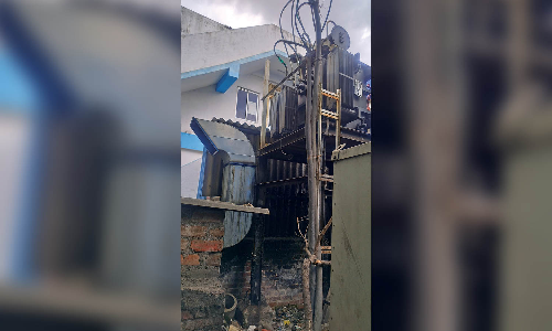 Chennai: Chimney near transformer sparks safety fears, activists raise alarm Chennai: Chimney near transformer sparks safety fears, activists raise alarm