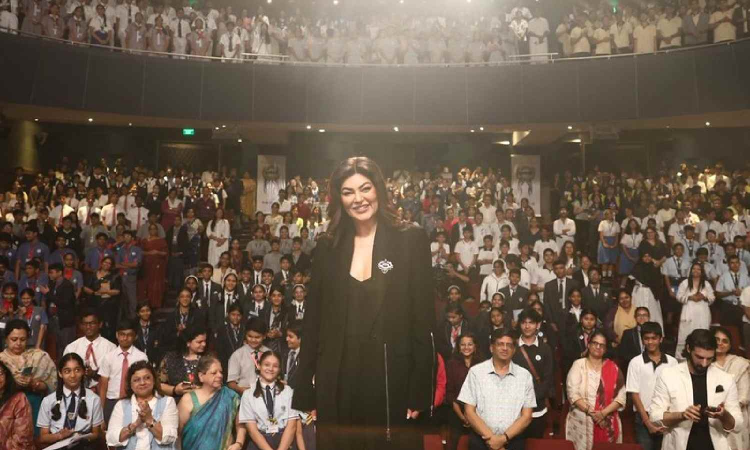 Sushmita Sen inspires youth to embrace self-worth and acceptance at leadership event