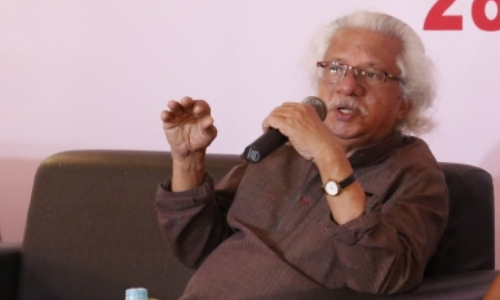 84-year-old legendary film-maker Adoor Gopalakrishnan working on his 13th feature film
