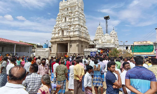 Dominant castes forcibly remove HR&CE’s ‘entry for all’ banner in Karur temple; cops swung into action as 4 hurt in melee