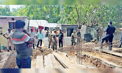 Chennai: Soldiers tear down temple extension on army land