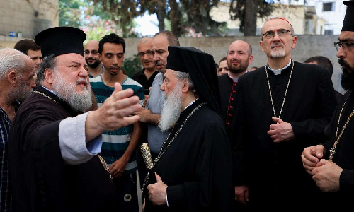 Catholic, Greek Orthodox leaders enter Gaza in rare solidarity visit after Israels church strike