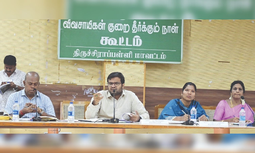 Tiruchy farmers raise concern on shortage of fertilizer, poor quality of seeds