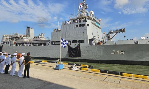 INS Sandhayak visits Malaysian port to boost maritime, hydrographic cooperation