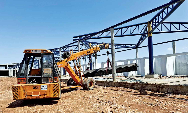 Delayed work at Tiruvallur bus terminus picks up pace