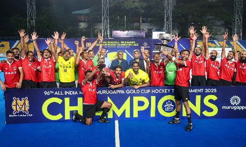 Three-peat for Railways in Murugappa Gold Cup