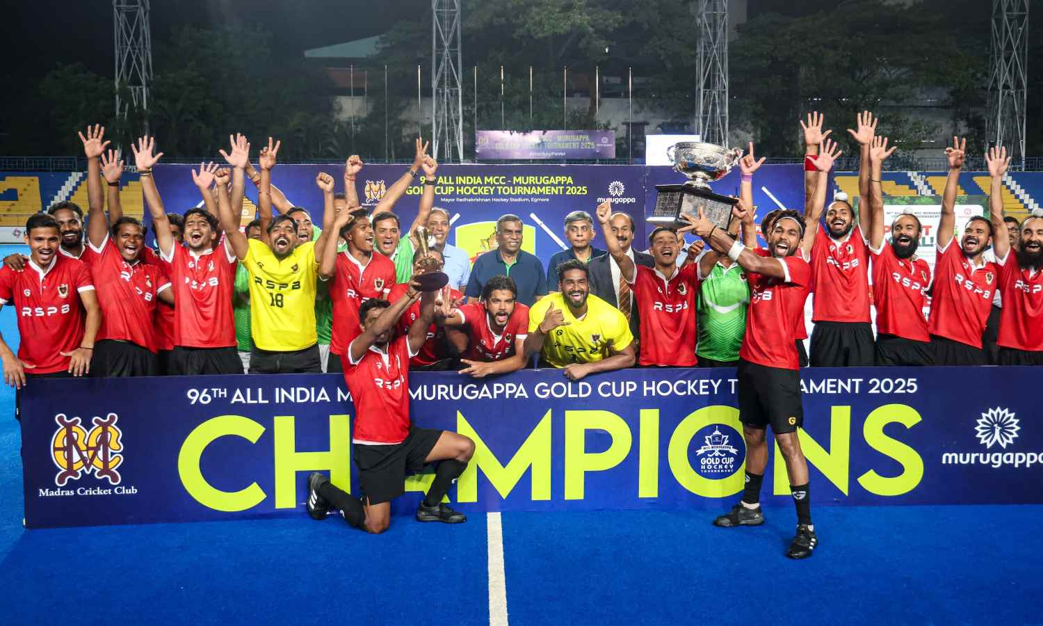 Three-peat for Railways in Murugappa Gold Cup