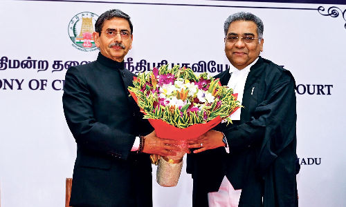 Justice Manindra Mohan Shrivastava sworn in as Chief Justice of Madras High Court