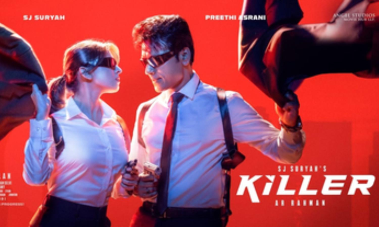 Thrilled with response to films first look, S J Suryah releases bonus look of Killer