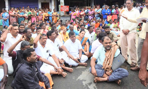 Elderly woman trampled to death by wild jumbo in Gudalur; irate residents block road