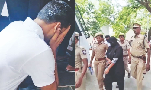 Kancheepuram Insta star, lover get jail till death for killing her two kids