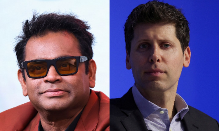 A R Rahman meets Sam Altman to discuss virtual global band Secret Mountain