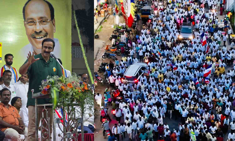 Anbumani defies dad, commences yatra against DMK govt; Ramadoss seeks police to ban rally
